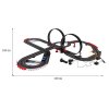 Autodráha 10metrová pro děti 6+ + Ovladače + 2 autíčka 1:43 + Světla + 2 smyčky 360 2