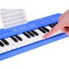 Dětský elektronický keyboard 37 kláves s mikrofonem modrý 5