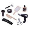 Dětská kadeřnická sada BARBER pánský kadeřník opasek + příslušenství 11