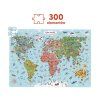 Puzzle CzuCzu Objevitelé Mapa světa 300 dílků + vzdělávací plakát 2