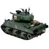RC tank Sherman M4A3 střílející kouř zvuk 10