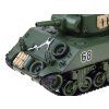 RC tank Sherman M4A3 střílející kouř zvuk 12