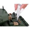 RC tank Sherman M4A3 střílející kouř zvuk 9