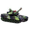 Bojový tank na dálkové ovládání 2,4 GHz maskovací zelená 3