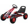 Šlapací čtyřkolka Go-Kart červená
