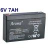 Gelová nabíjecí baterie 6 V - 7 Ah/20HR 2