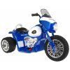 Dětská elektrická motorka Harley 6V modrá 3