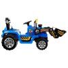 Ramiz dětský elektrický traktor s nakládací lžící 3,4GHz modrý 3