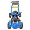 Elektrický traktor - s radlicí modrý 9