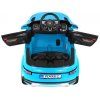 Elektrické autíčko Rapid Racer modré otevřené dveře