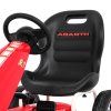 ABARTH red šlapací motokára
