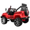 Ramiz Jeep Raptor 4x4, kožená sedačka, 2 místné červené 3