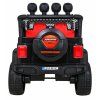 Ramiz Jeep Raptor 4x4, kožená sedačka, 2 místné černé s plameny 6