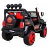 Ramiz Jeep Raptor 4x4, kožená sedačka, 2 místné černé s plameny 8