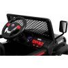 Ramiz Jeep Raptor 4x4, kožená sedačka, 2 místné černé 8