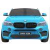 Elektrické autíčko BMW X6 M, 2 místné lakované modré 12
