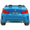 Elektrické autíčko BMW X6 M, 2 místné lakované modré 9