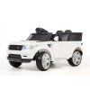 Elektrické autíčko Land Rapid Racer bílé EVA