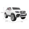 Elektrické autíčko Mercedes-Benz X-Class MP4 4x4 bílé