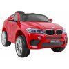 Elektrické autíčko BMW X6M lakované červené 11