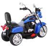 Elektrická motorka Chopper modrá 7