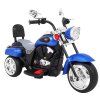 Elektrická motorka Chopper modrá 7