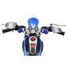 Elektrická motorka Chopper modrá 9