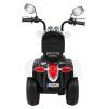 Elektrická motorka Chopper bílá 5