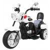 Elektrická motorka Chopper bílá