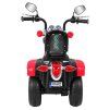 Elektrická motorka Chopper červená 5