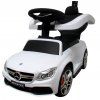 Odrážedlo Mercedes-Benz s vodící tyčí bílé 2