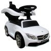 Odrážedlo Mercedes-Benz s vodící tyčí bílé 3