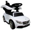 Odrážedlo Mercedes-Benz s vodící tyčí bílé 4