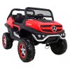 Elektrické autíčko Mercedes Unimog červené 11