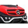 Elektrické autíčko Mercedes Unimog červené 13