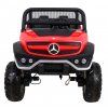 Elektrické autíčko Mercedes Unimog červené 4
