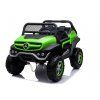 Elektrické autíčko Mercedes Unimog zelené