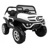 Elektrické autíčko Mercedes Unimog bílé 6