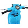 Dětská elektrická motorka Vespa modrá 6