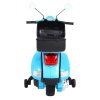Dětská elektrická motorka Vespa modrá 7