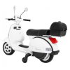 Dětská elektrická motorka Vespa bílá 6