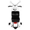 Dětská elektrická motorka Vespa bílá 8