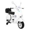 Dětská elektrická motorka Vespa bílá 3