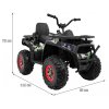 Dětská elektrická čtyřkolka X-MAX 607 maskáčová 2