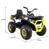 Dětská elektrická čtyřkolka X-MAX 607 bilá rozměry