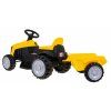Elektrický traktor s přívěsem TR1908 žlutý 2