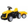 Elektrický traktor s přívěsem TR1908 žlutý