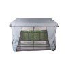 Stříška s moskytiérou pro zahradní houpačku 228 x 126 cm Rimini / Venezia PATIO světle šedá 8