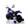 Dětská elektrická motorka Shadow modrá 5
