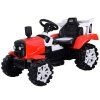 Elektrické autíčko Traktor s přívěsem na akumulátor svítí 2